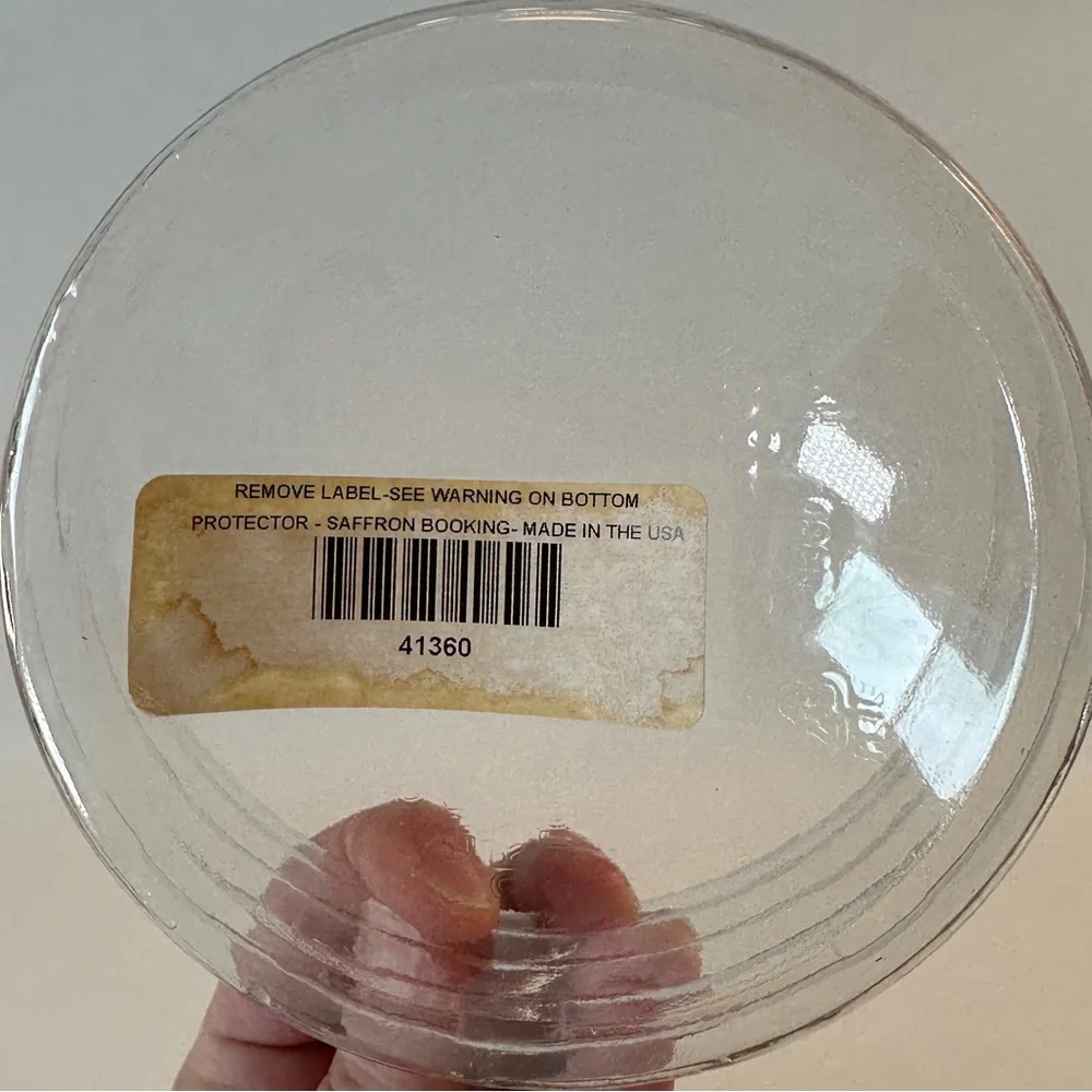 VTG Longaberger‎ Horizon of Hope Whitewash Basket Lid Liner Charms Never Give Up